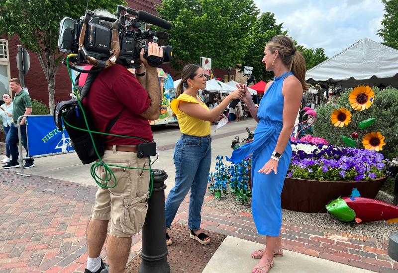 Aardvark Communications and City of Ennis for Bluebonnet Festival