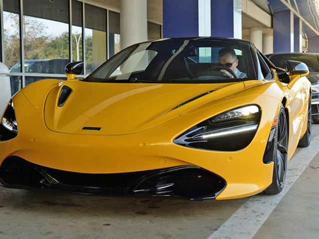 Dallas Patient Takes a Drive in a McLaren 720s with McLaren Dallas